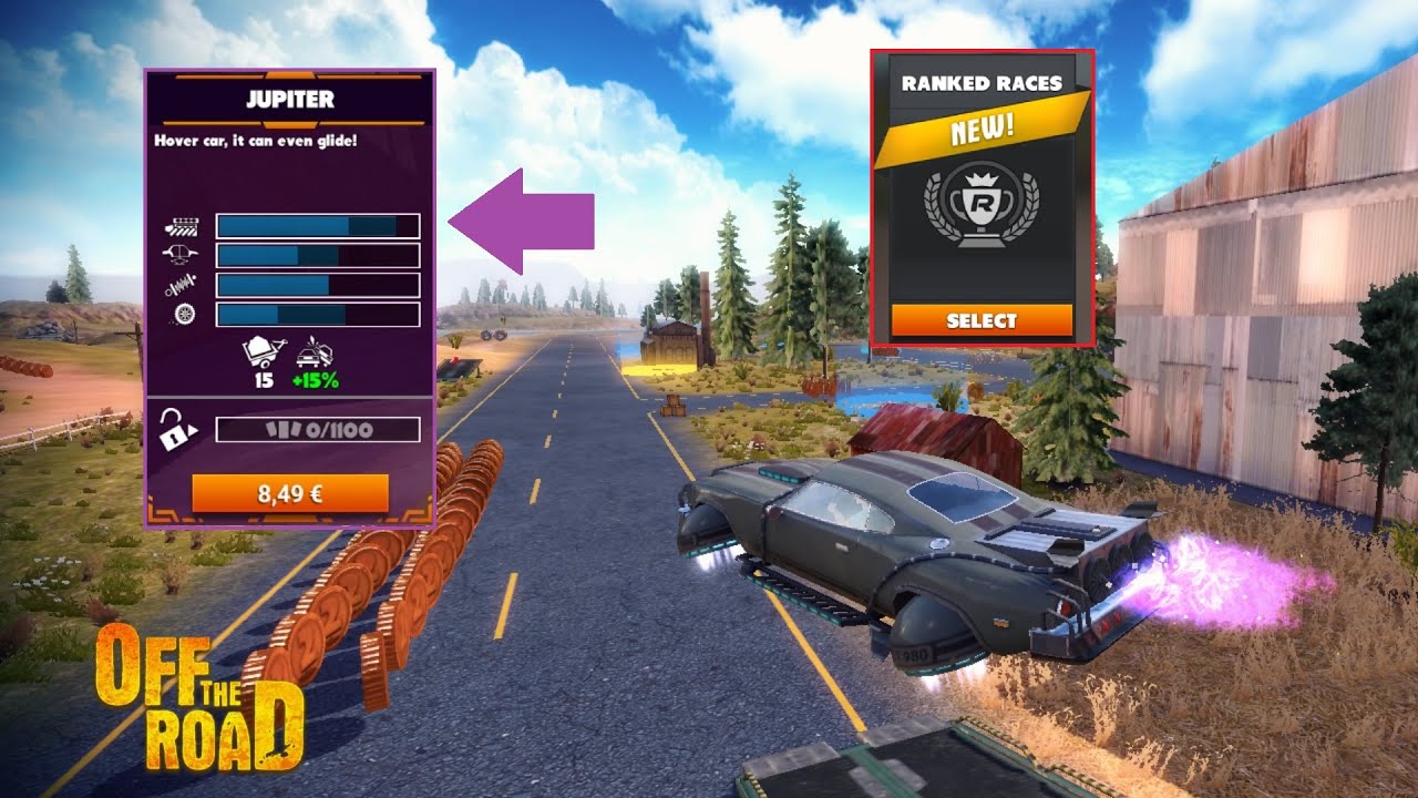 ¡DESBLOQUEO el JÚPITER en Off The Road! 🚀 El ÚNICO coche que vuela a ras de suelo 😱