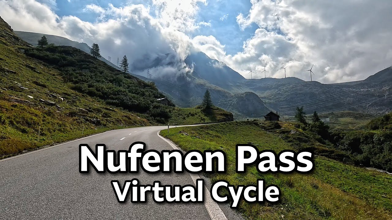 Indoor Cycling Videos With Music | Nufenen Pass | Switzerland’s Highest Mountain Road