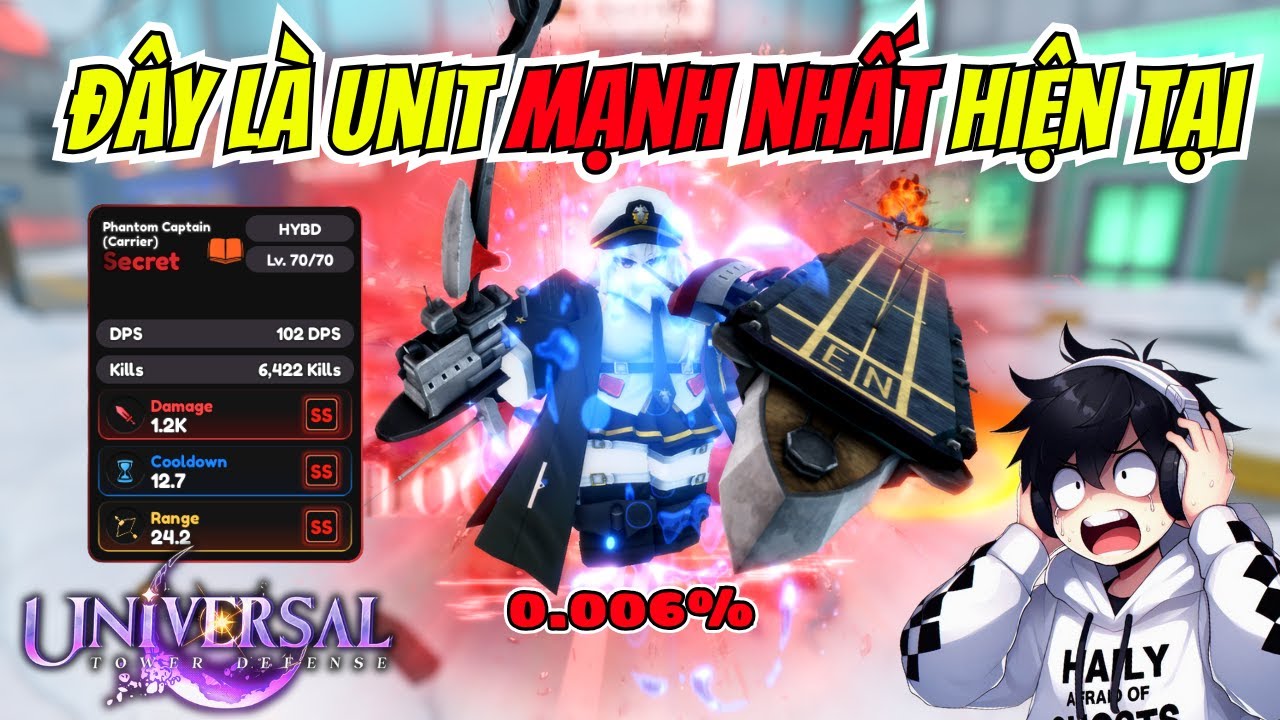 Tôi Đã Evo Được Secret Shadow Captain Trong Universal Tower Defense