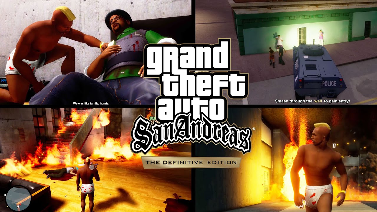 FINAL mission Killing Big Smoke in GTA San Andreas DEFINITIVE Edition 4K