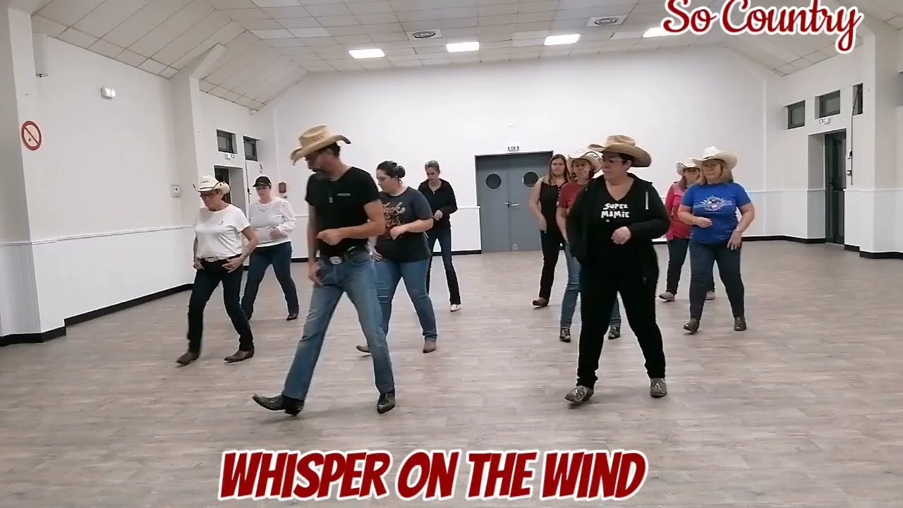 Whisper on the wind line dance