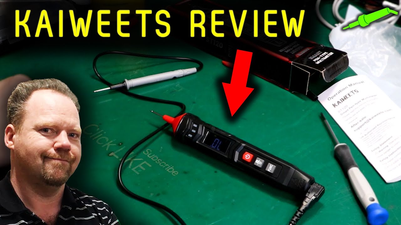 🔴 Kaiweets NEW ST120 Pen Type Multimeter Review - No.974