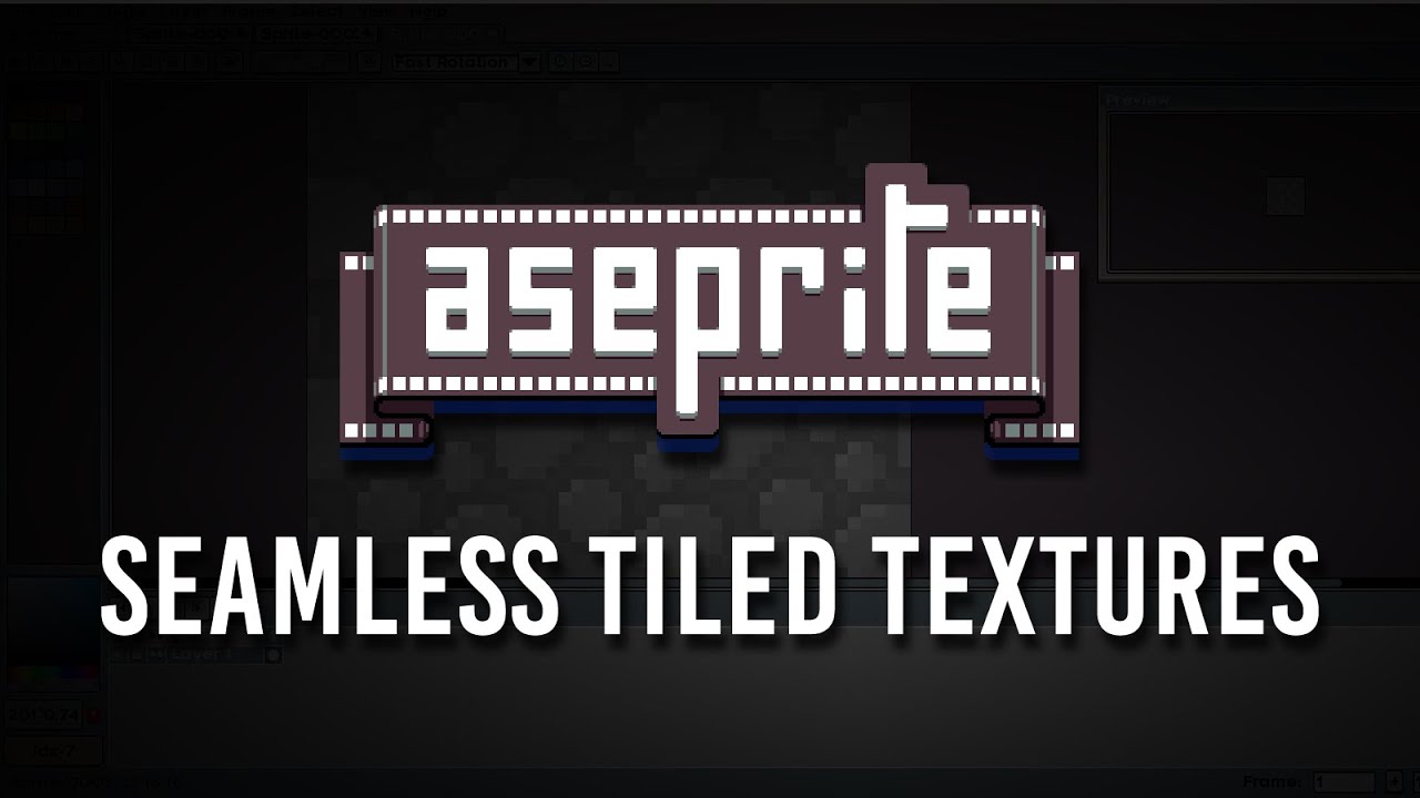 Seamless Tiled Textures in ASEPRITE (Cobblestone and Dirt Tutorial)