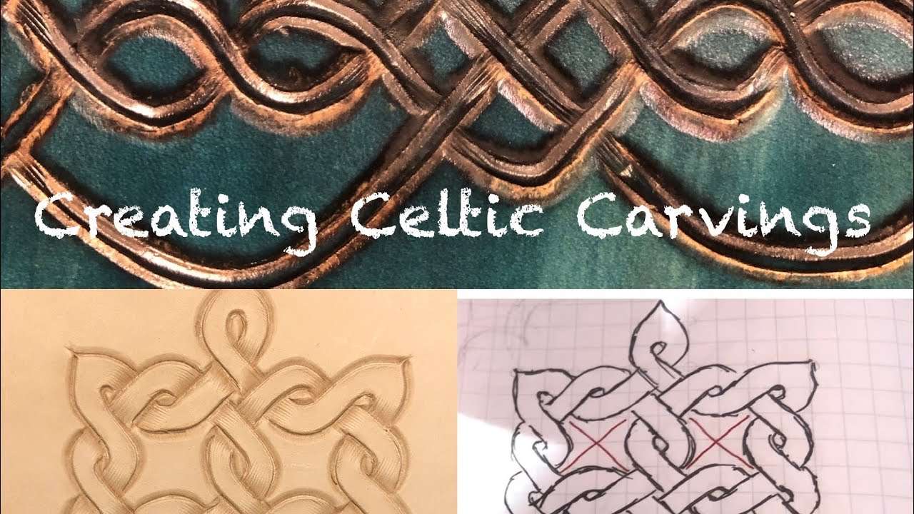 Why Celtic Designs Work So Well in Leather. #leathercraft #leathercarving #leatherwork #celtic