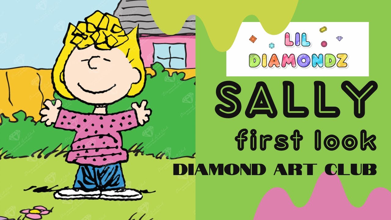 First Look! Sally (Peanuts) by Diamond Art Club!