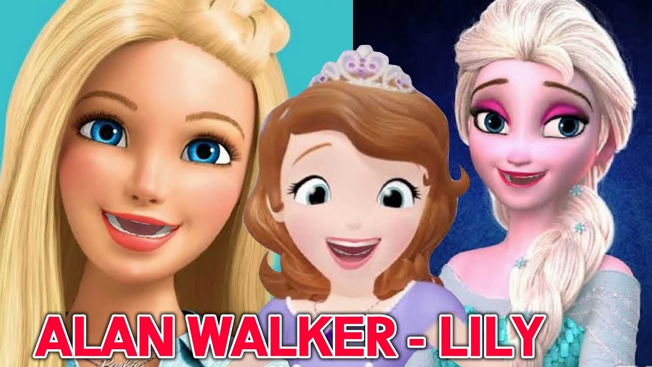 Alan Walker (Lily) cover Barbie Elsa Frozen & Sofia