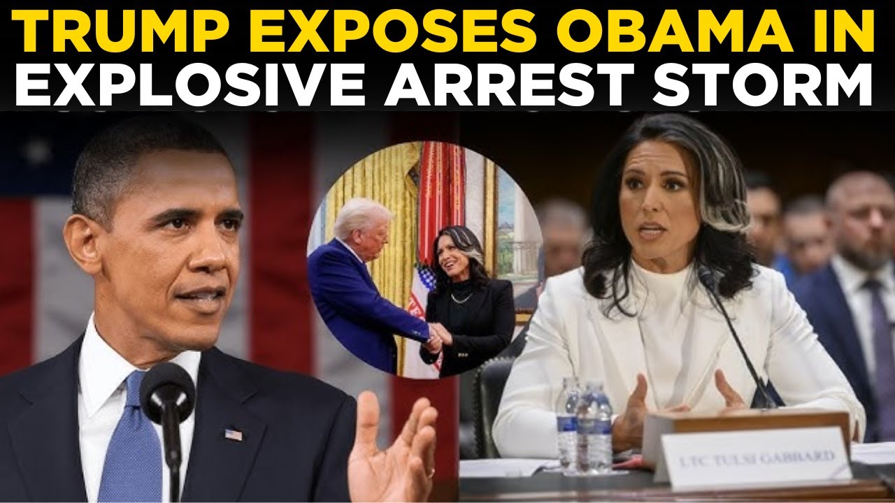US NEWS LIVE | Trump’s Shocking Claims Drag Obama Into Arrest Storm, Political Tensions Explode