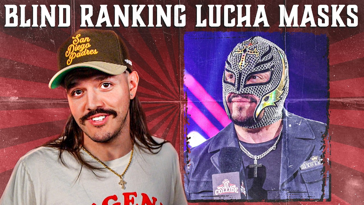 “Dirty” Dom, Rey Mysterio and more Superstars blind rank lucha masks!