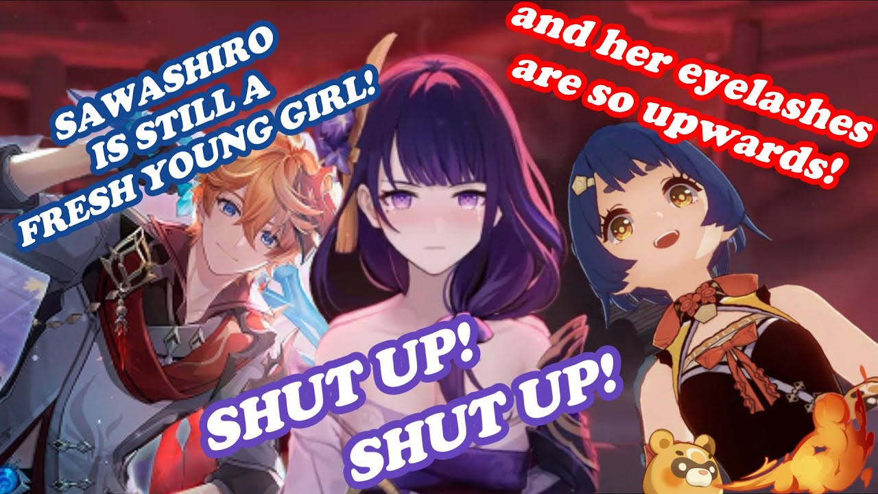 Ei's VA getting embarrassed by Tartaglia and Xiangling's VAs` praises[ENG]