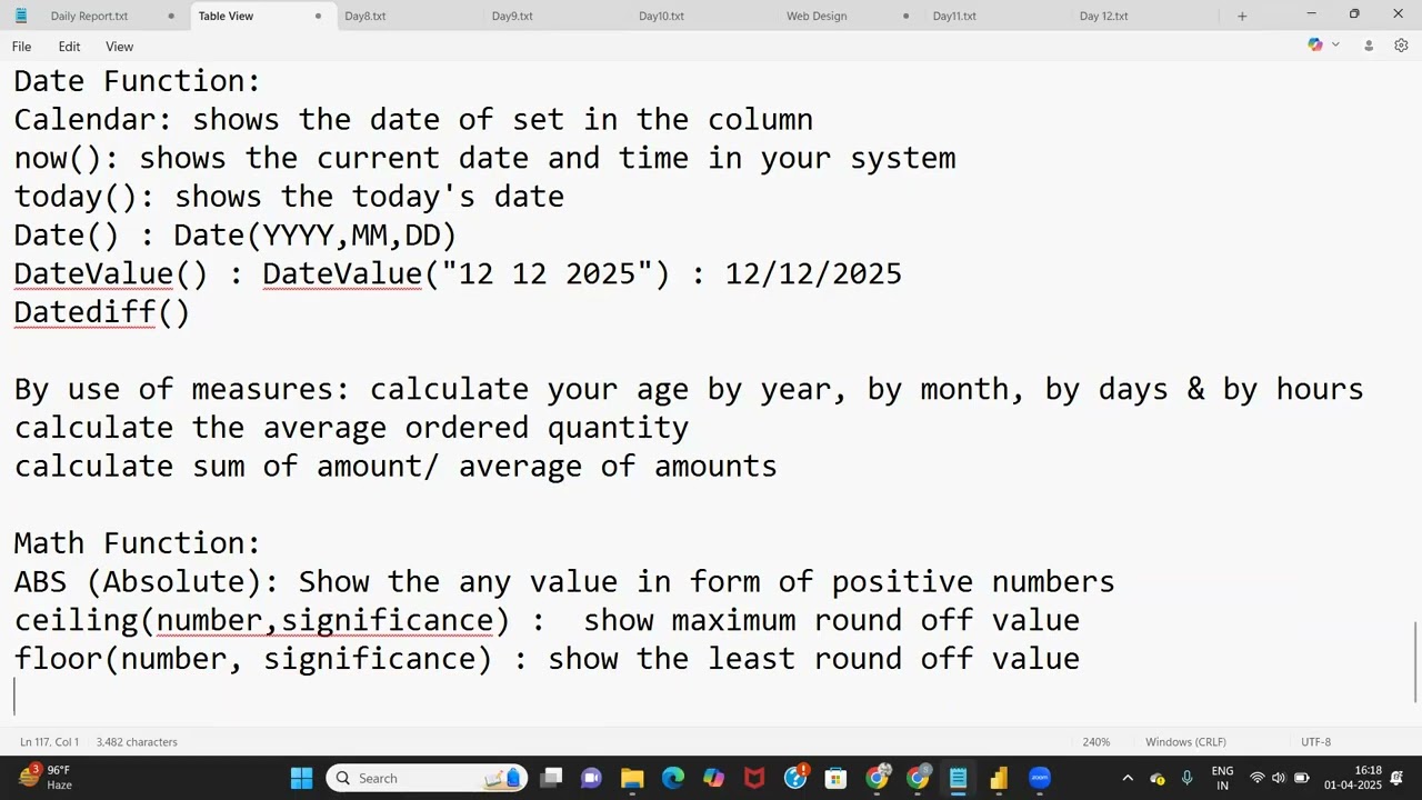 Power BI DAX: Essential Math Functions & Advanced Logic | Power BI Part 10
