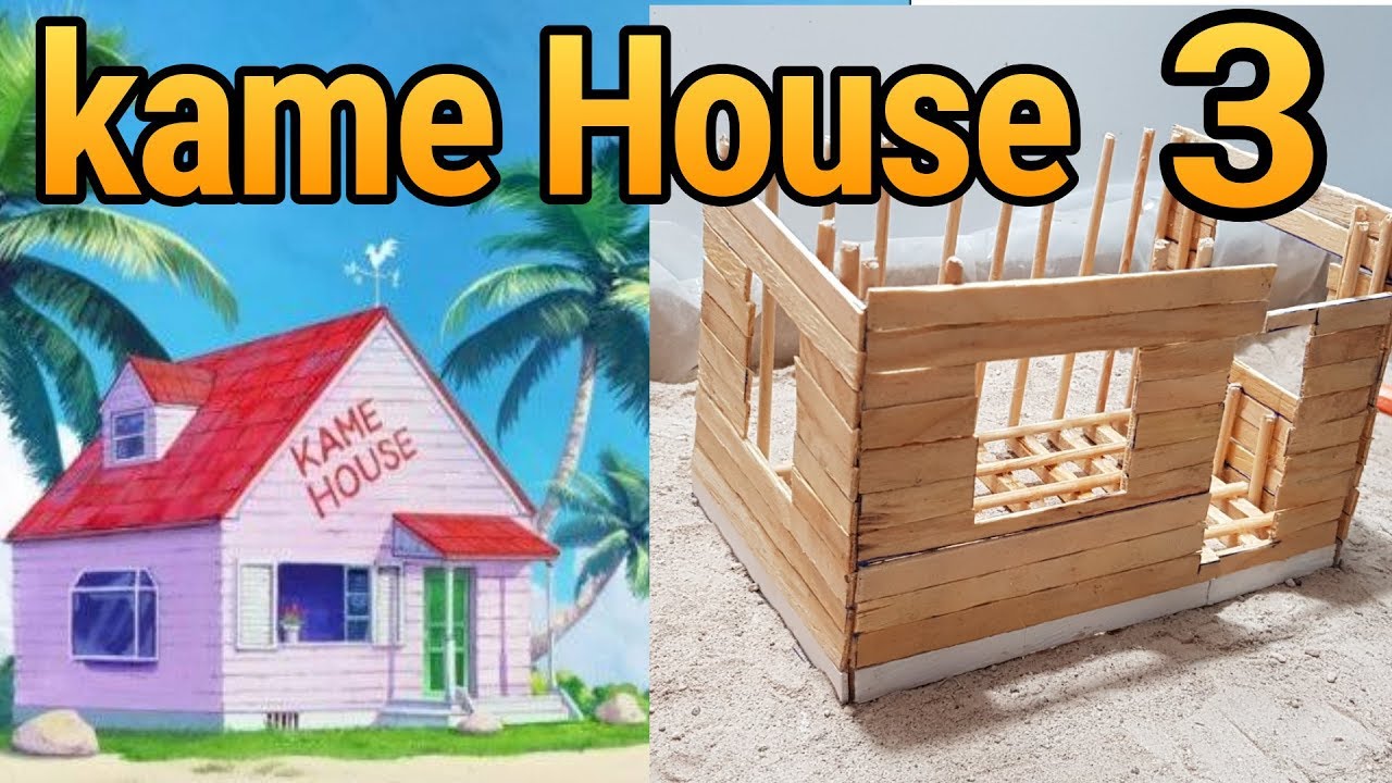 DRAGON BALL Building mini kame house 3/ Construyendo la casa del maestro roshi