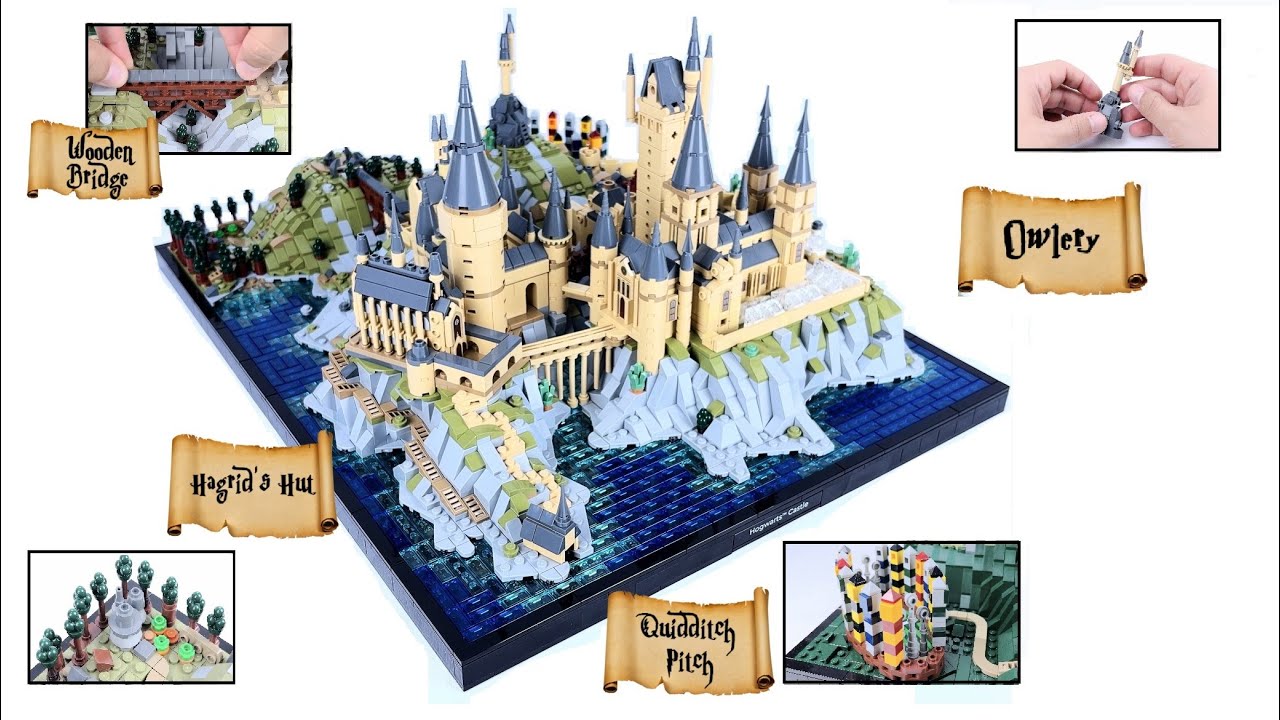 Hogwarts Castle and Grounds COMPLETE MAP MOD (Full Lego Micro-scale Landscape)