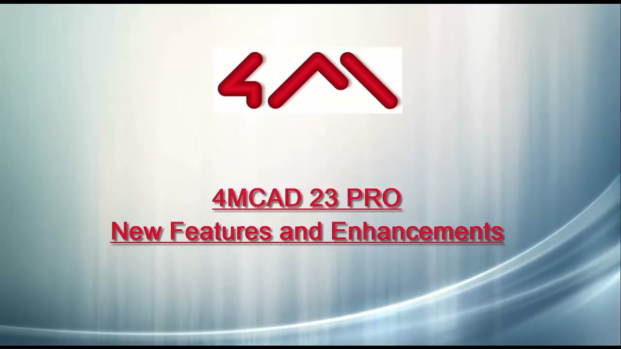 4MCAD 23 PRO New Features and Enhancements