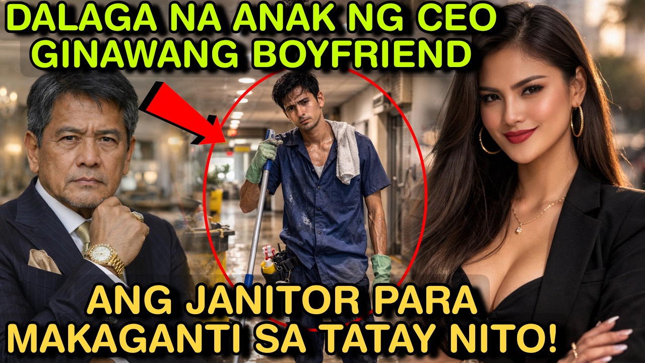 DALAGA NA ANAK NG CEO GINAWANG BOYFRIEND ANG JANITOR PARA MAKGANTI SA TATAY NITO! | SKYLAR GURU