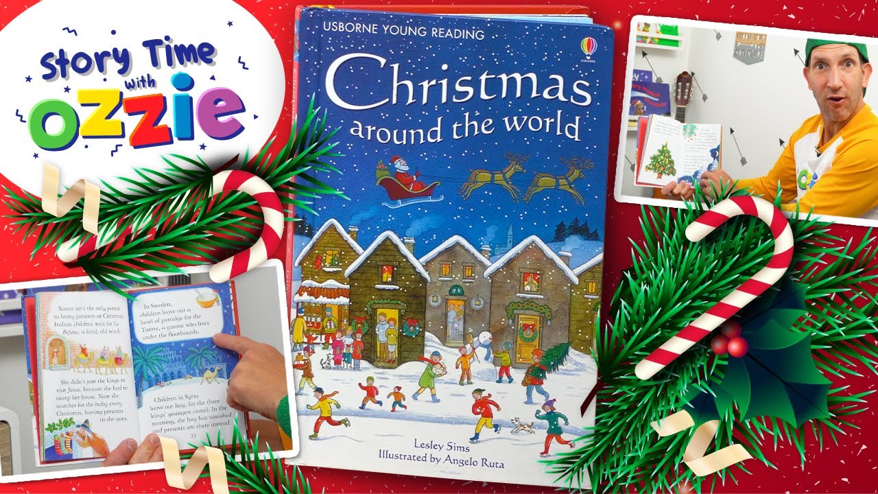 Christmas Around The World, Kids Story Book Read Aloud By Ozzie | Christmas Book Read For Children
