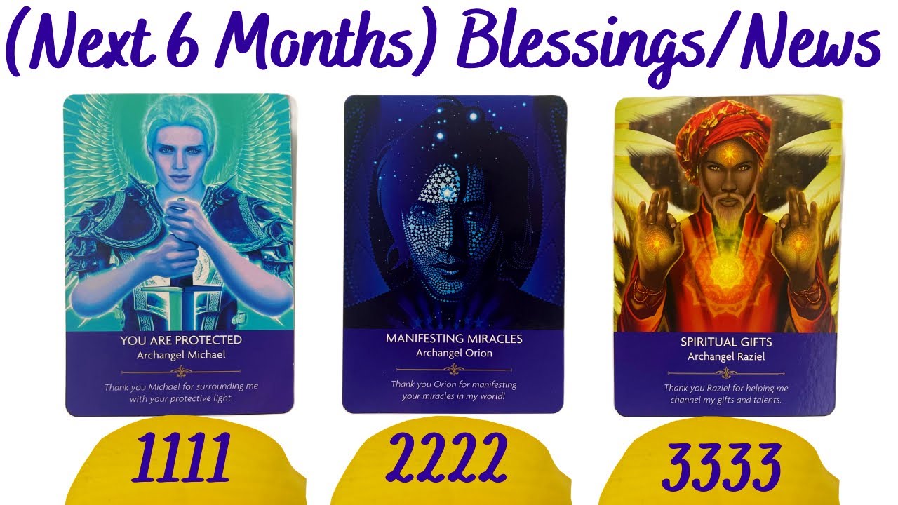 🍇Count Your Blessings!! NEXT 6 MONTHS (Rest of the Year) (PICK A CARD)🍇