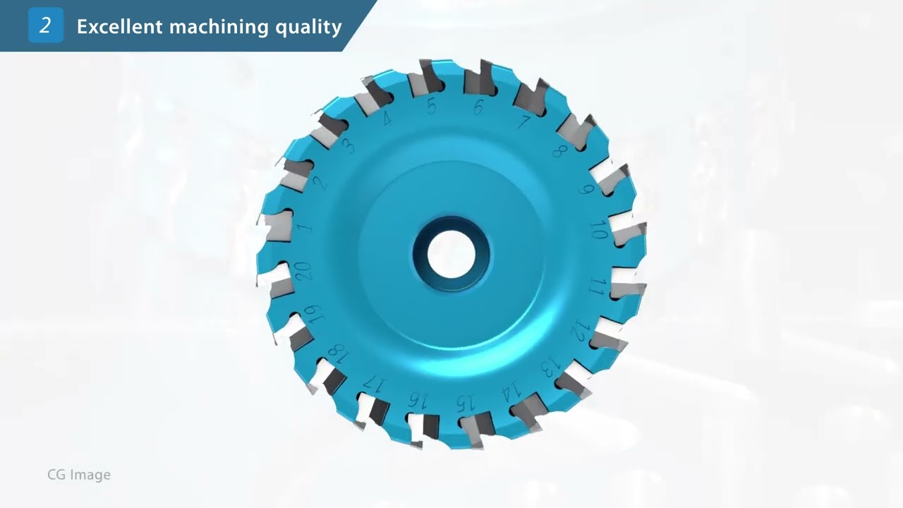 MD90 - Super Fine Pitch Cutter for Aluminum Machining