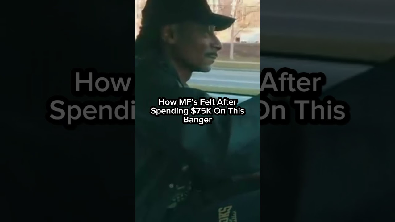 How MF&rsquo;s Felt After Spending $75K On This Banger