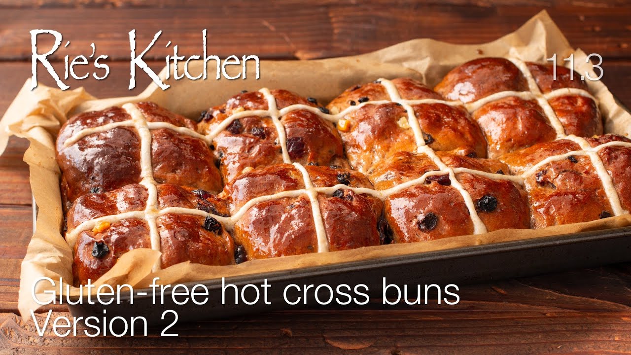 Gluten-free hot cross buns (Version 2)