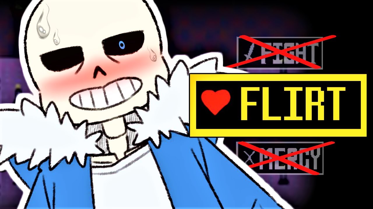 Undertale, но я продолжал флиртовать с Сансом