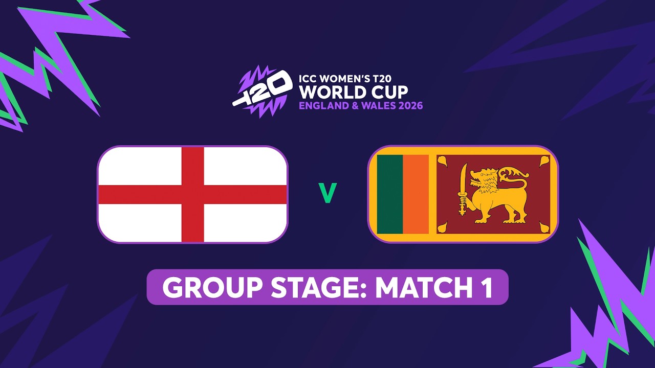 ICC Women's T20 World Cup 2026:  Sri Lanka vs England(English) #t20worldcup