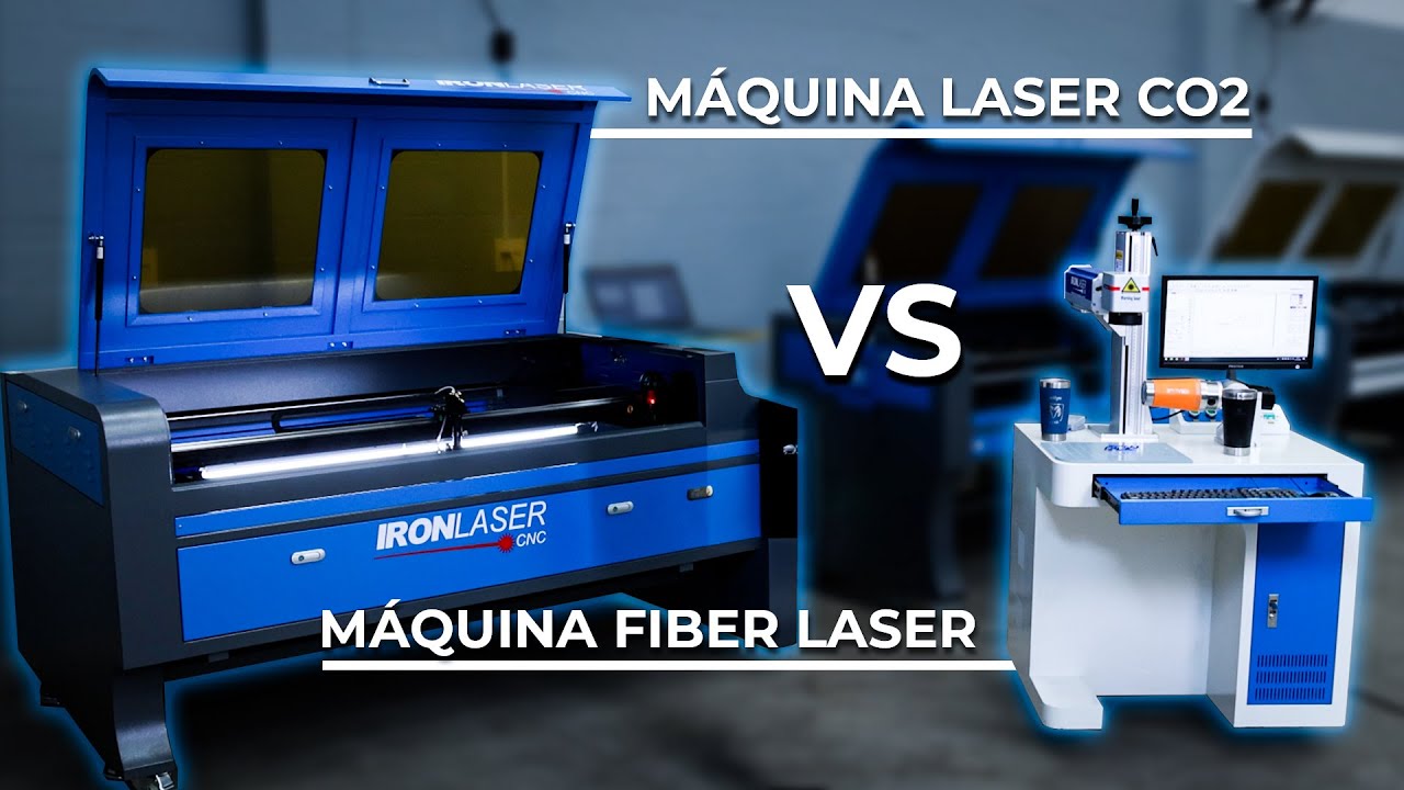Máquina Fiber Laser VS Máquina de Corte e Gravação Laser | Guia Completo