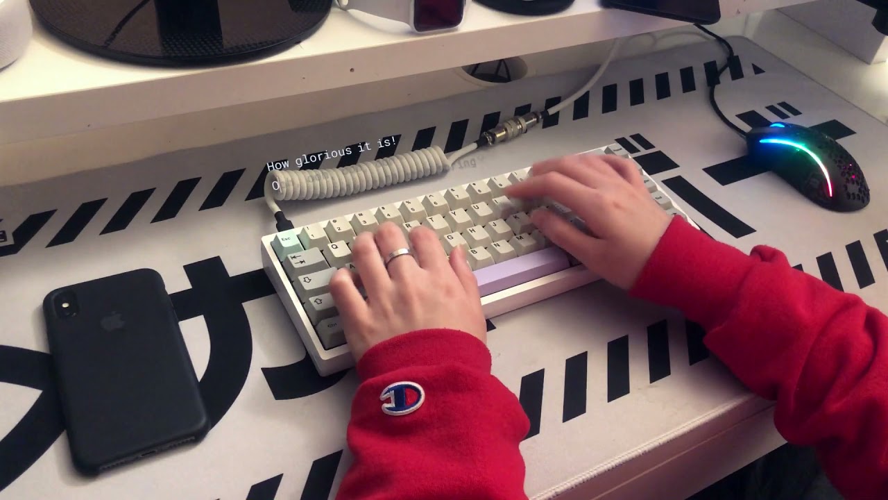 KBD67 Lite with Gateron Yellows KS3 Sound Test