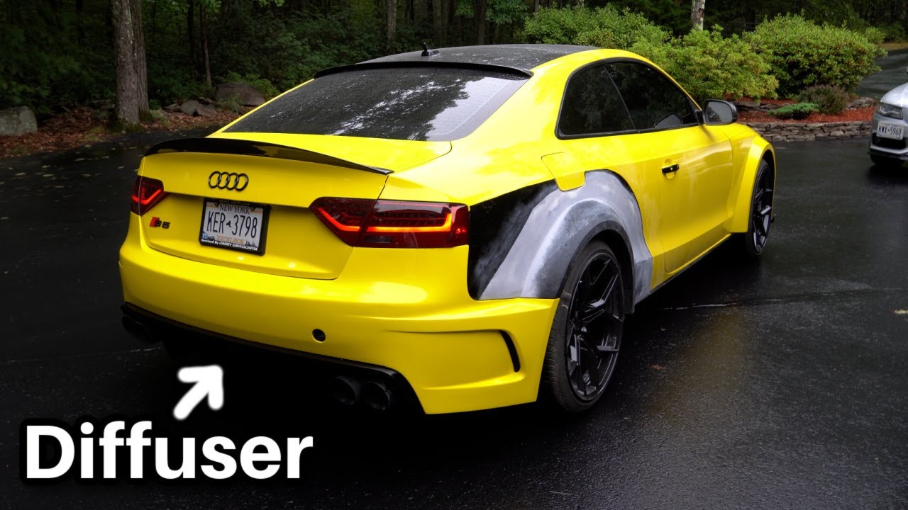 SR66 Widebody Audi S5 Install PT. 6 **Rear End **