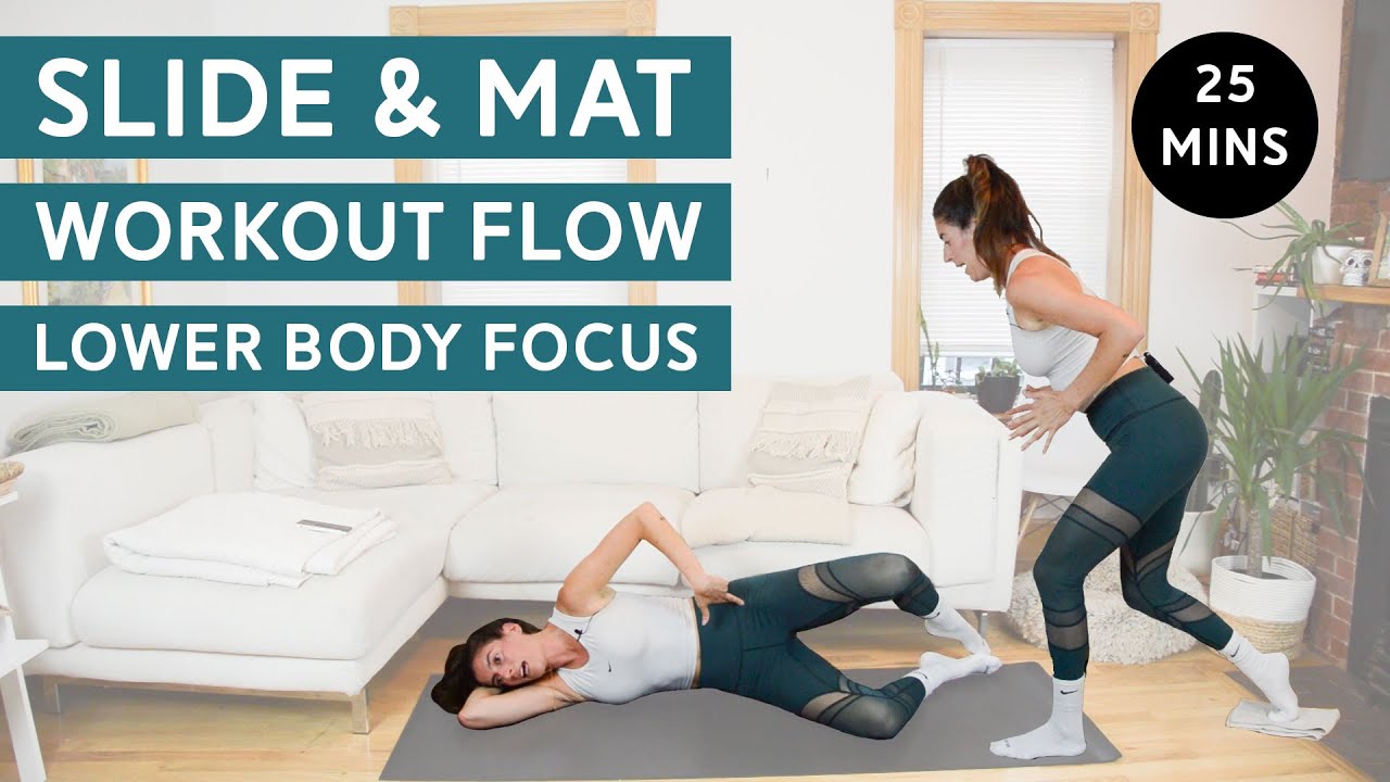 Slider & Mat Lower Body Workout Flow
