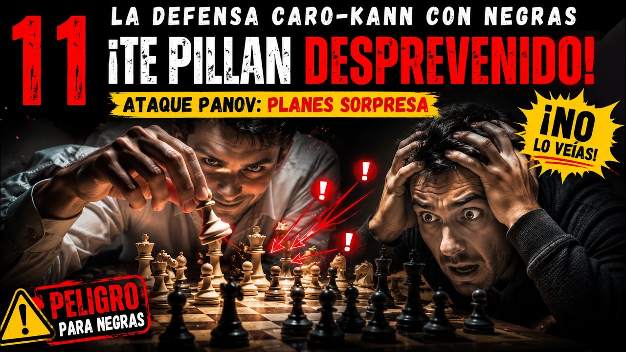 Caro-Kann | Ataque Panov: otros planes peligrosos que debes conocer (Cap. 11)