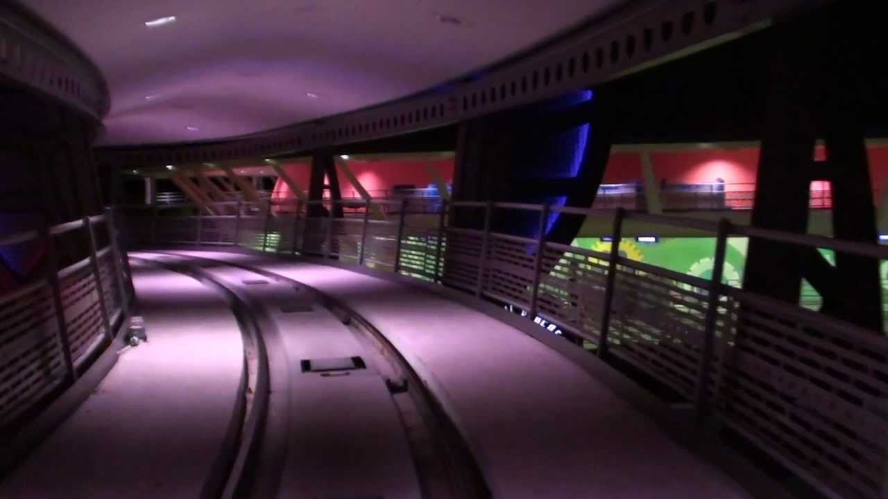 Magic Kingdom: Tomorrowland Transit Authority Peoplemover (2011) Night