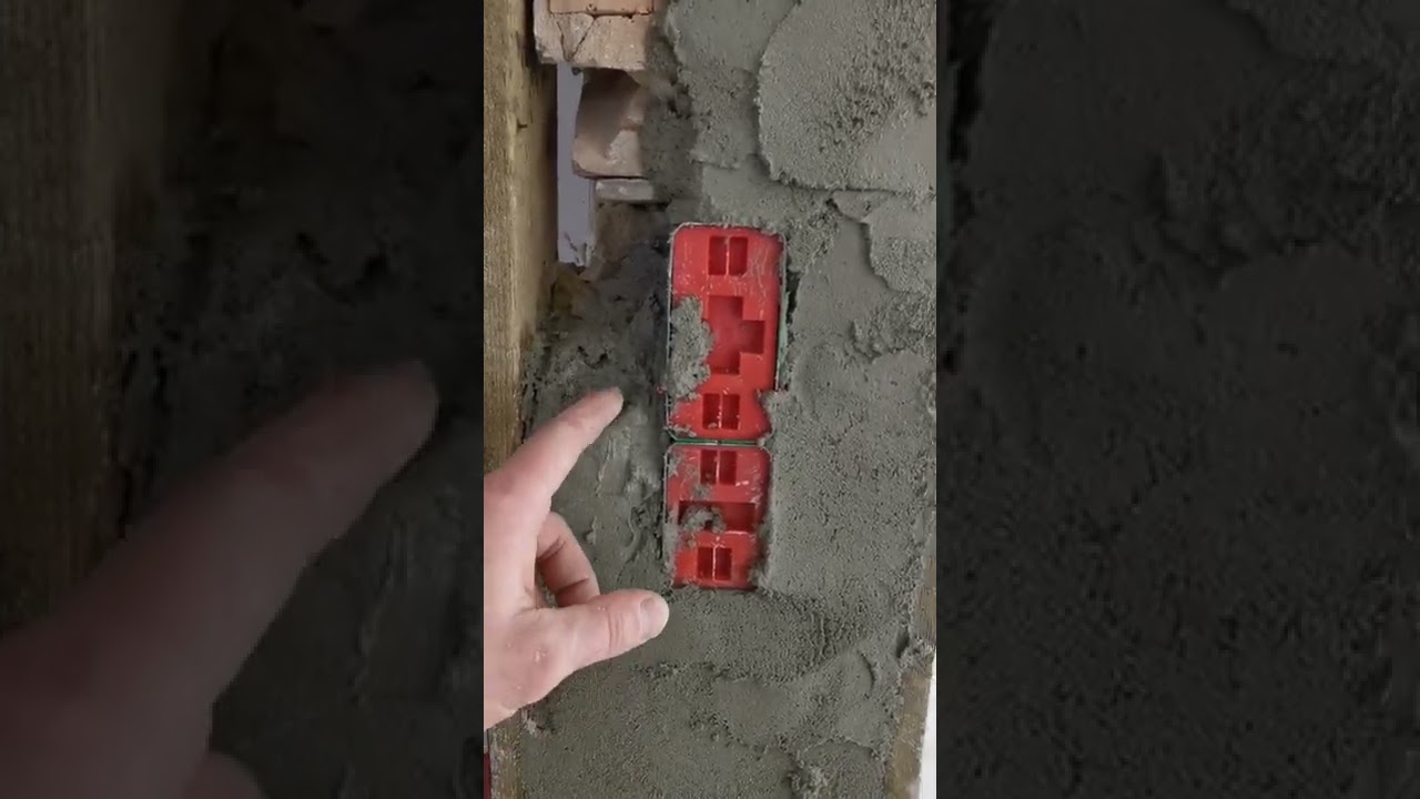 Opretning af muråbning