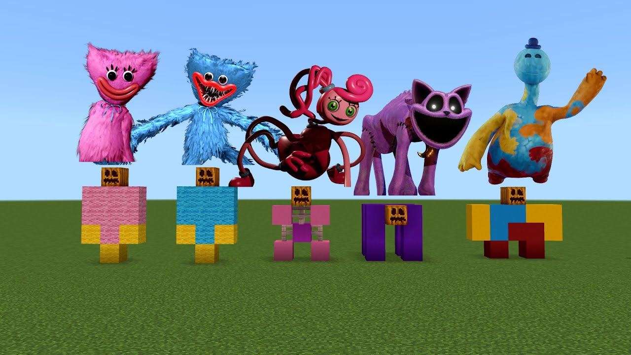 Poppy Playtime All Chapters 1-4 In Minecraft
