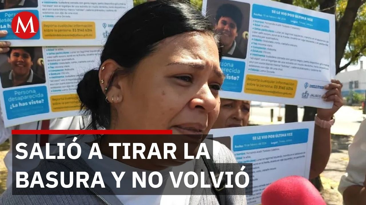 Fernando Arath, menor de 14 años, desaparece tras salir a tirar basura en Tonalá