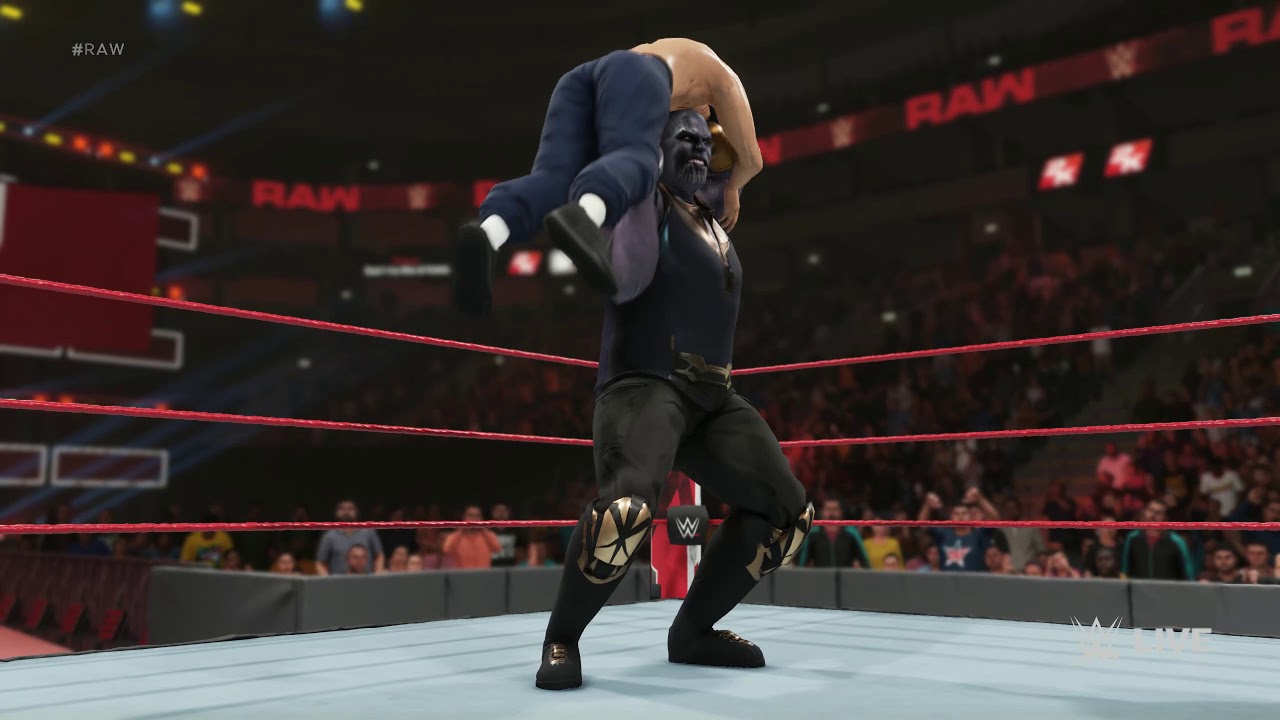 WWE 2K19 Брюс Ли против Таноса (ЦП против ЦП)