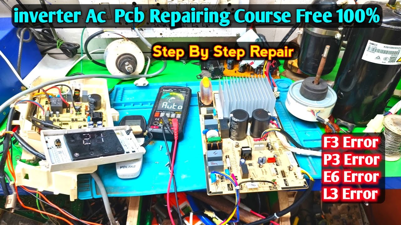 INVERTER Ac pcb Repair full Tutorial In Hindi | Outdoor pcb Repair  | compresser trip problem