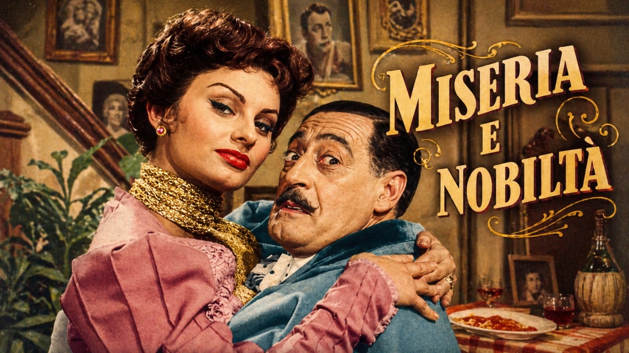 Miseria e Nobiltà | Totò e Sophia Loren in una farsa esilarante | Film Completo