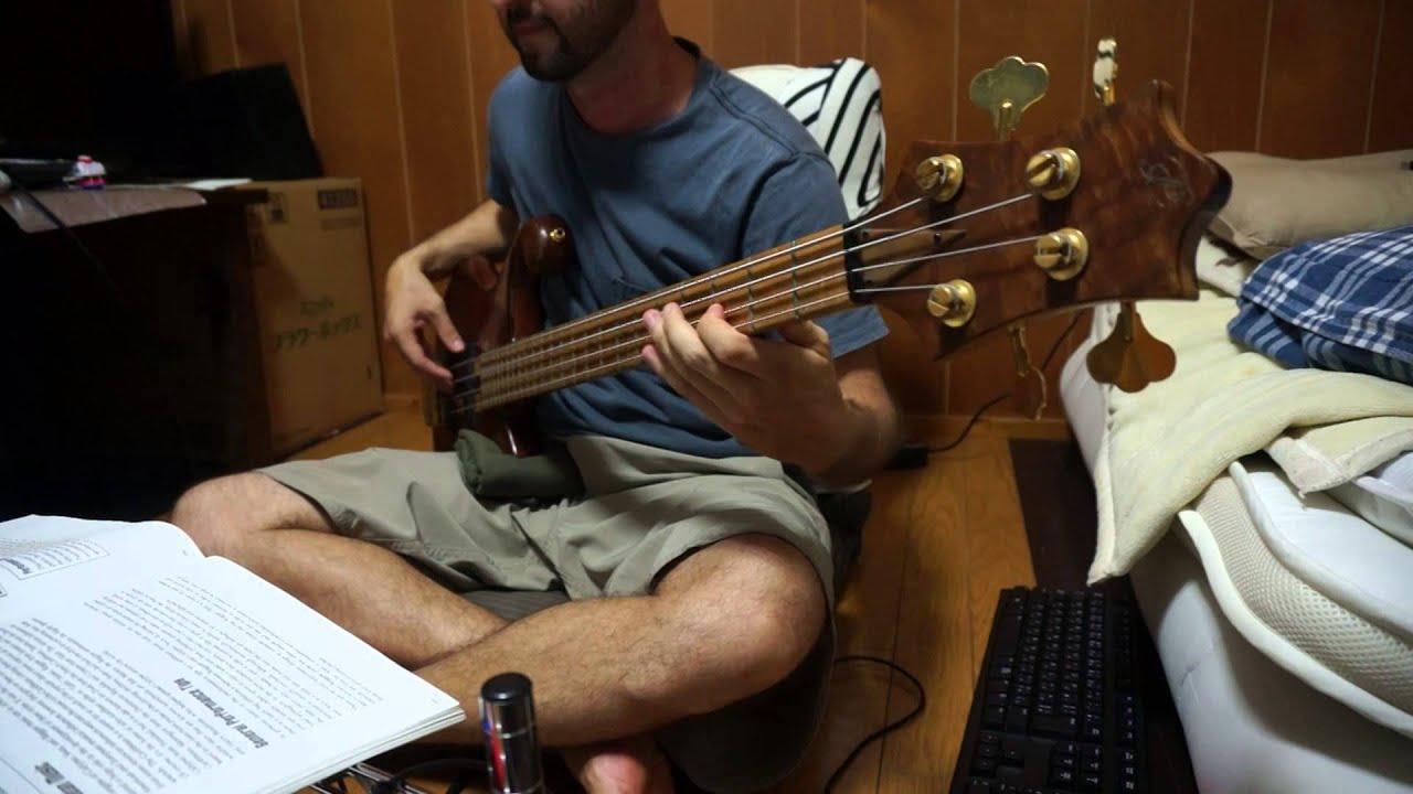 Calypso for bass (actual playing, small example)