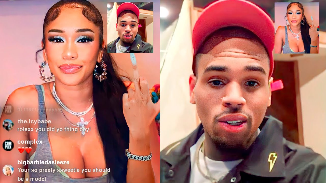 Saweetie & Chris Brown EXPOSE Quavo On Instagram Live
