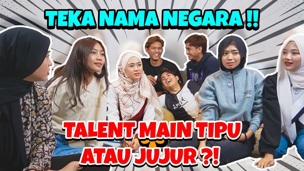 TEKA NAMA NEGARA !! TALENT MAIN TIPU ATAU JUJUR ?!