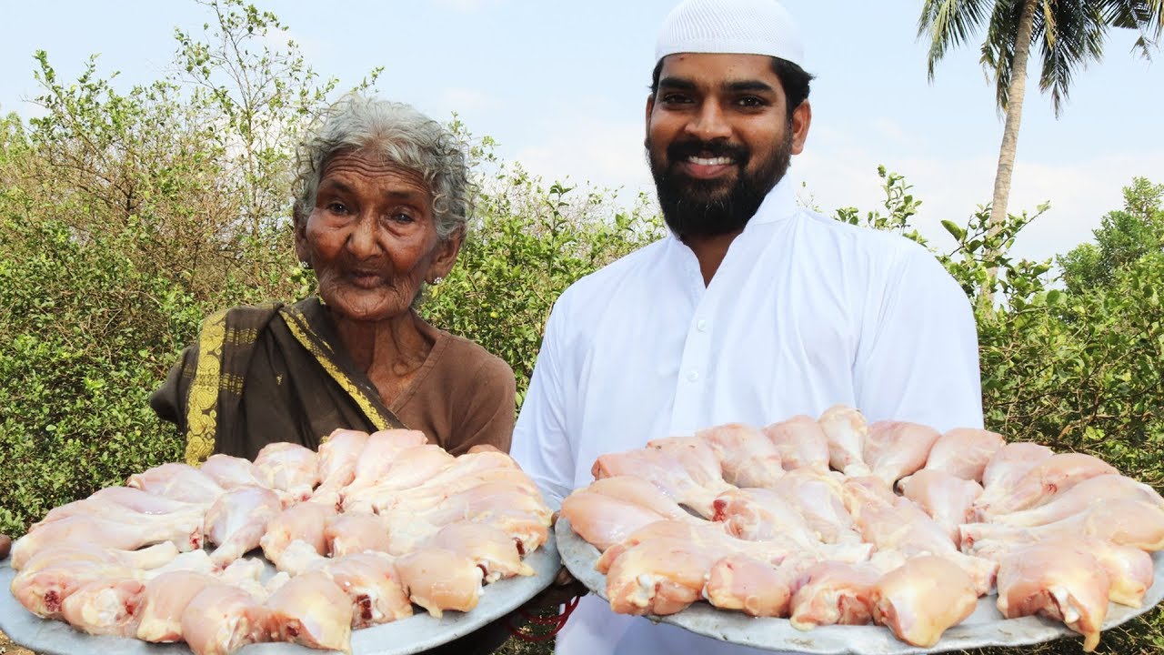 Chicken Drumstics curry || with coconut rice by 107 years old mastanamma || Nawabs kitchen