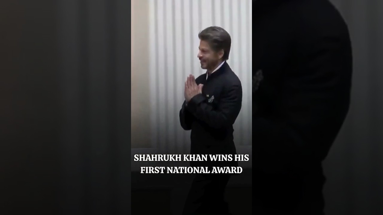 Shah Rukh Khan Wins First National Award for Jawan at 71st National Film Awards