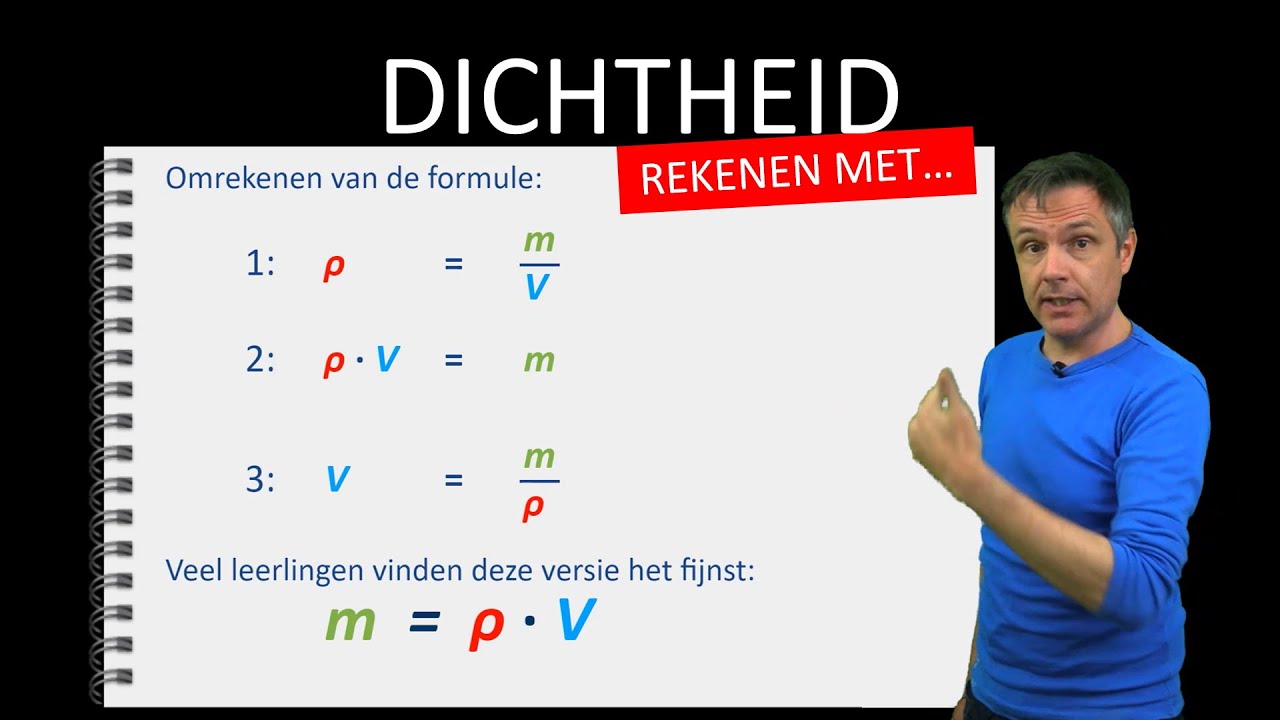 Natuurkunde uitleg DICHTHEID REKENEN