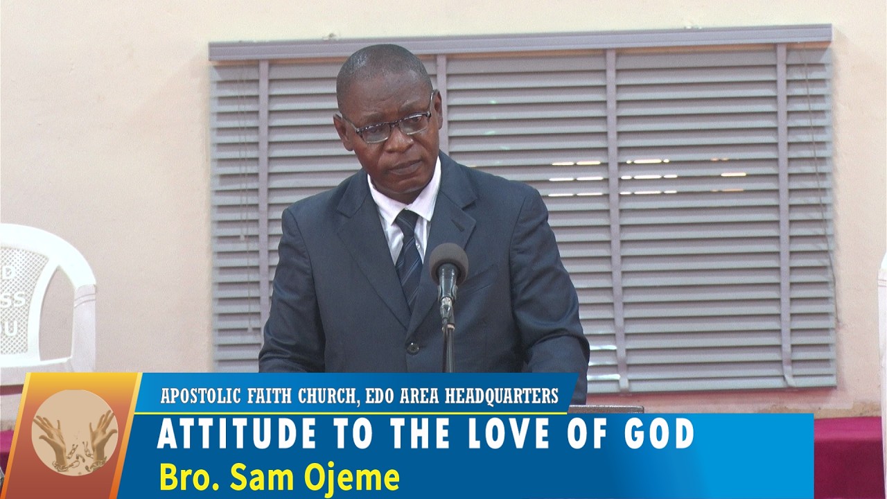 ATTITUDE TO THE LOVE OF GOD: Morning Devotional Service 15/02/2026