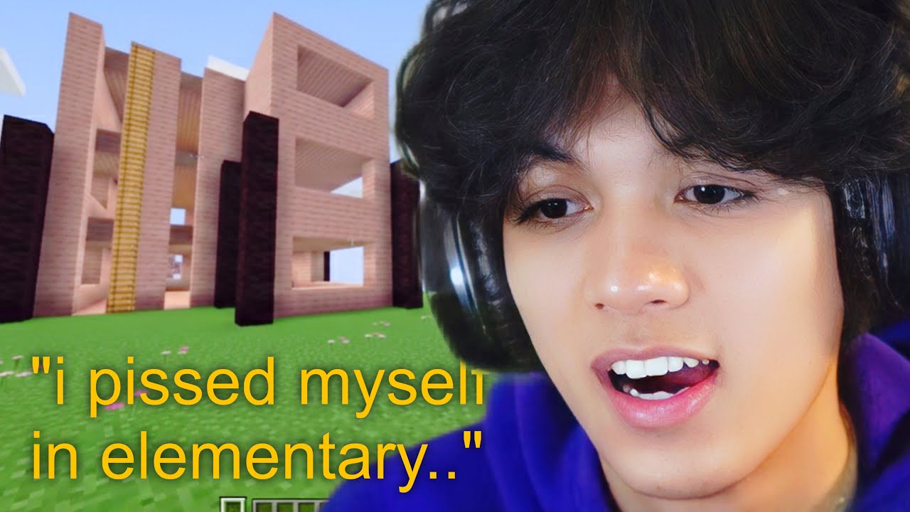 sharing our CRAZIEST confessions while building our house.. (Minecraft EP3)