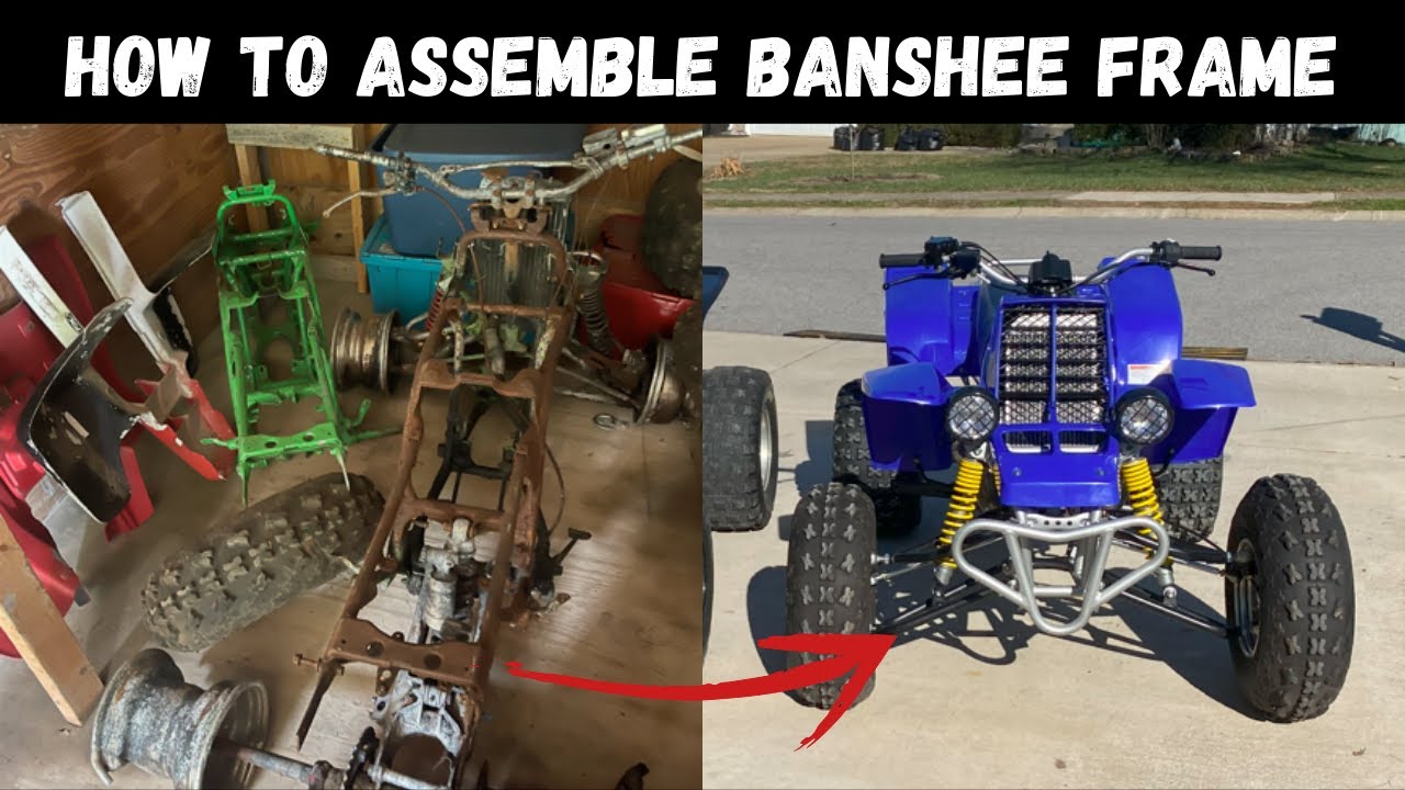 How to assemble banshee frame