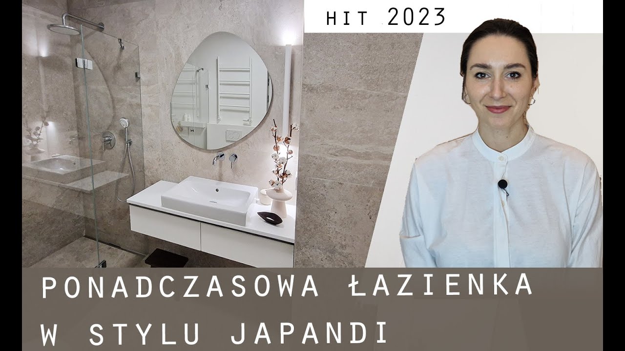 Łazienka w tylu JAPANDI  - PONADCZASOWA aranżacja