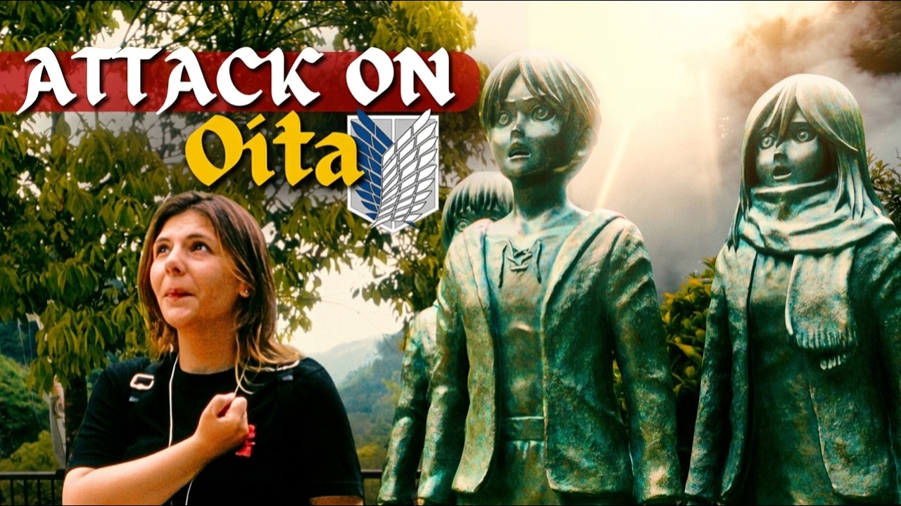 Attack on Titan Museum in Japan 🇯🇵 | Road Trip to Hita & Yufuin