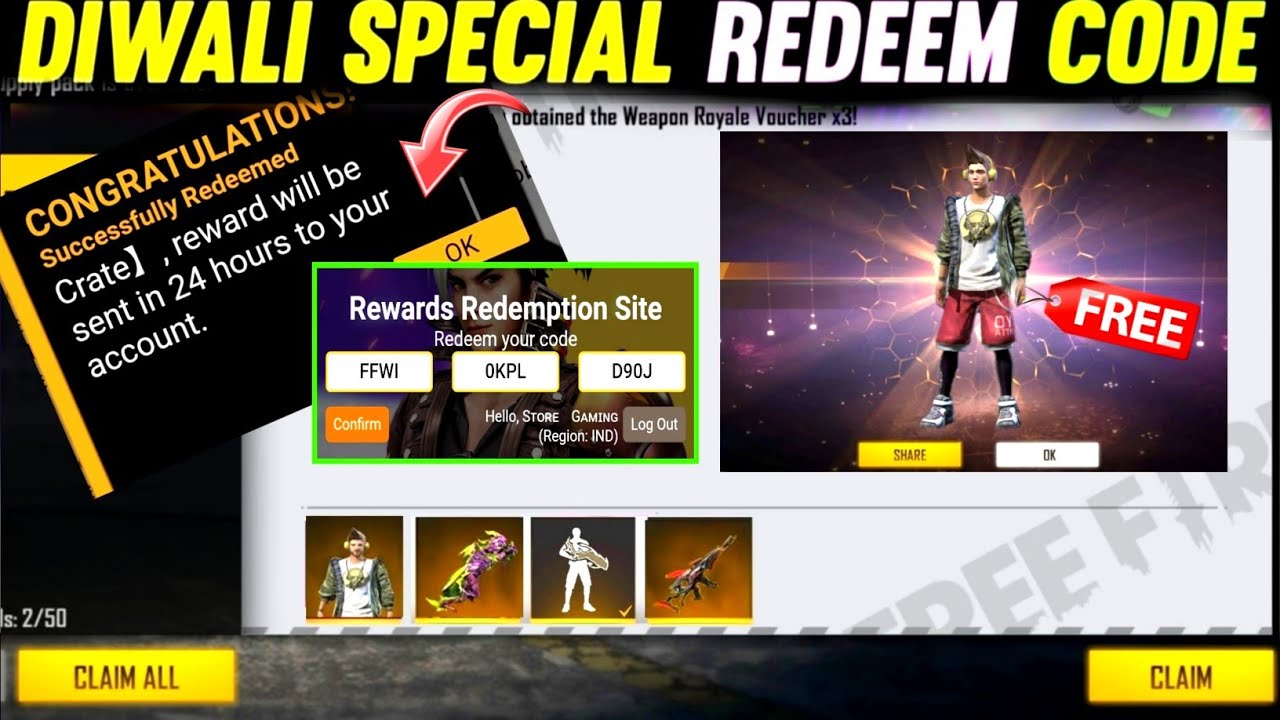 FINALLY I GOT BREAK DANCER BUNDLE REDEEM CODE | DIWALI REDEEM CODE | STORE GAMING