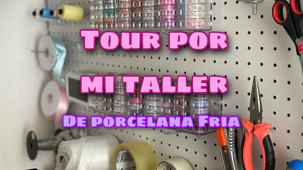 TOUR POR MI TALLER DE PORCELANA FRIA